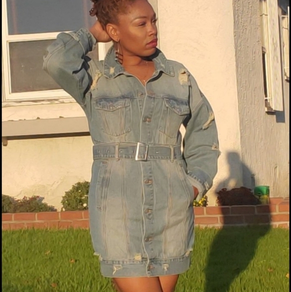 Denim Dress/Jacket - Picture 3 of 4